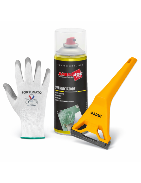 Kit Completo Per Rimozione Vernice E Incrostazioni Superfici - FORTUNATO