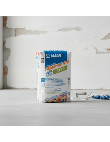 Mapewall Traspirante Intonaco Bianco Fibrorinforzato Calce Aerea 25 Kg