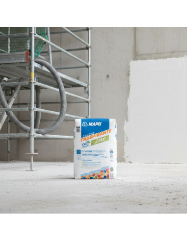 Mapewall Traspirante Intonaco Bianco Fibrorinforzato Calce Aerea 25 Kg