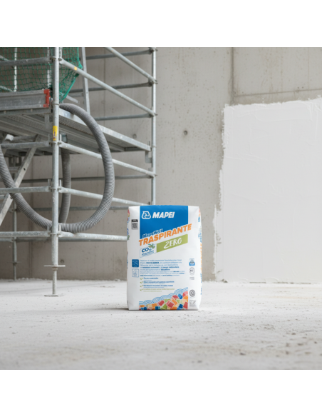 Mapewall Traspirante Intonaco Bianco Fibrorinforzato Calce Aerea 25 Kg