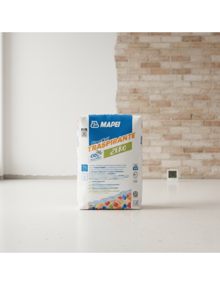 Mapewall Traspirante Intonaco Bianco Fibrorinforzato Calce Aerea 25 Kg