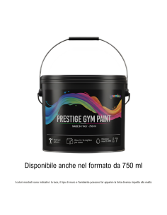 Pittura Murale Prestige Gym Paint Per Palestre Lavabile Coprente Verde Lime 2