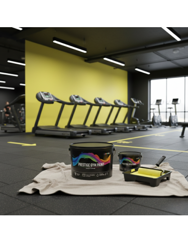 Pittura Murale Prestige Gym Paint Per Palestre Lavabile Coprente Giallo Limone