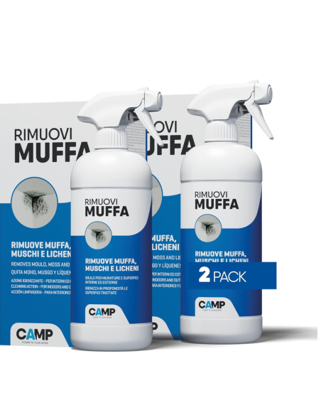 Rimuovi Muffa 750 ml Pulitore Igienizzante Per Interni E Esterni 2 Pezzi