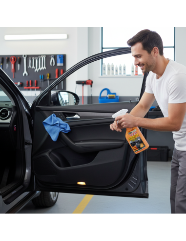 Trattamento 3in1 Plastiche 500 ml Pulizia Ravvivo E Protezione Per Auto  