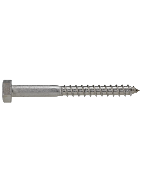 Viti Per Legno A Testa Esagonale 8x60 Acciaio Inox Pezzi 50 