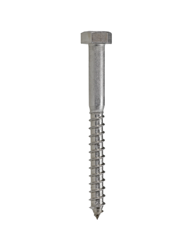 Viti Per Legno A Testa Esagonale 8x60 Acciaio Inox Pezzi 50 