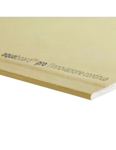 Lastra Cartongesso Esterni Interni Umidi Sauna 1200x2000 mm Aquaboard Pro Siniat