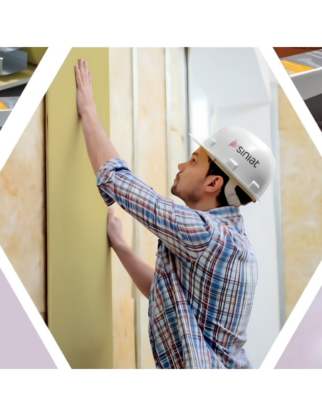 Lastra Cartongesso Esterni Interni Umidi Sauna 1200x2000 mm Aquaboard Pro Siniat