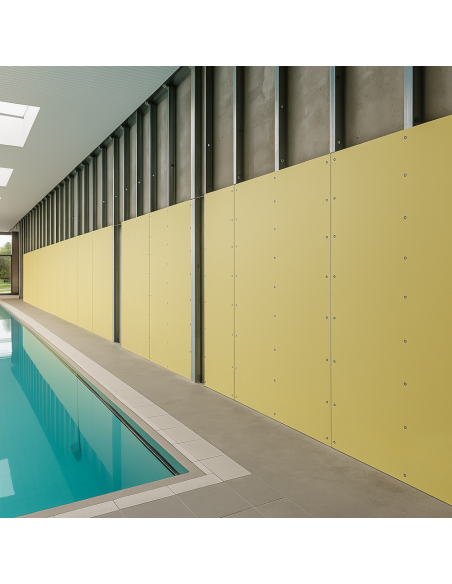 Lastra Cartongesso Esterni Interni Umidi Sauna 1200x2000 mm Aquaboard Pro Siniat