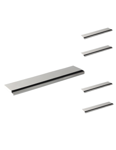 Semilavorato Filomuro Cartongesso Fibra Alluminio Led 8x200cm 5 Pz 10m Lineari