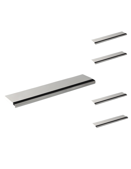 Semilavorato Filomuro Cartongesso Fibra Alluminio Led 8x200cm 5 Pz 10m Lineari