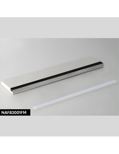 Semilavorato Filomuro Cartongesso Fibra Alluminio Led 8x200cm 5 Pz 10m Lineari