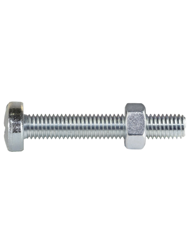 Viti Metriche Tcb 5x25 Con Dado Per Fissaggi Meccanici Pezzi 20