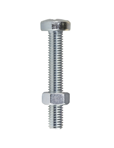 Viti Metriche Tcb 5x25 Con Dado Per Fissaggi Meccanici Pezzi 20