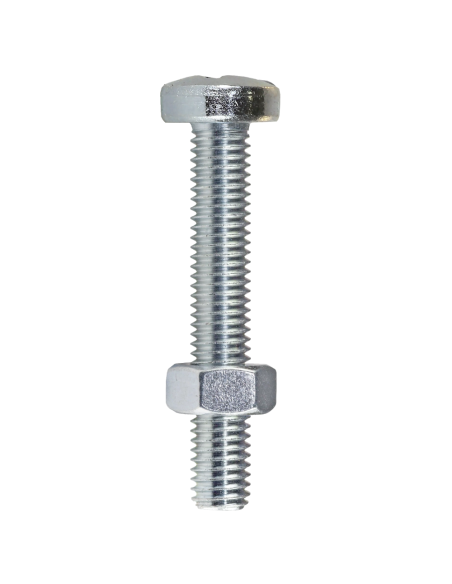 Viti Metriche Tcb 5x25 Con Dado Per Fissaggi Meccanici Pezzi 20