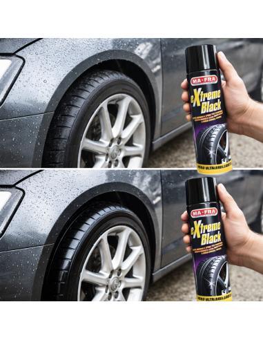 Extreme Black Nero Gomme Effetto Bagnato Lunga Durata 500 ml