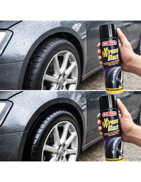 Extreme Black Nero Gomme Effetto Bagnato Lunga Durata 500 ml