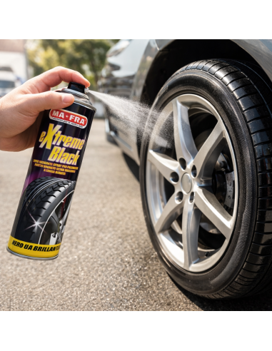 Extreme Black Nero Gomme Effetto Bagnato Lunga Durata 500 ml