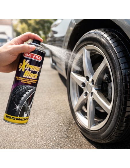 Extreme Black Nero Gomme Effetto Bagnato Lunga Durata 500 ml