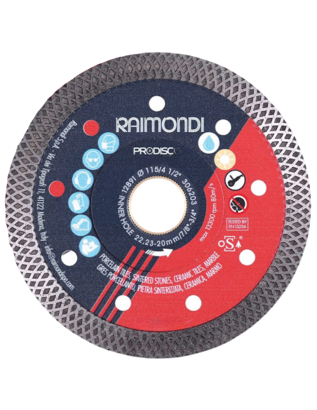 Disco Diamantato Turbo PRO-DISC Ø 115 mm F22.2-20 Per Smerigliatrice