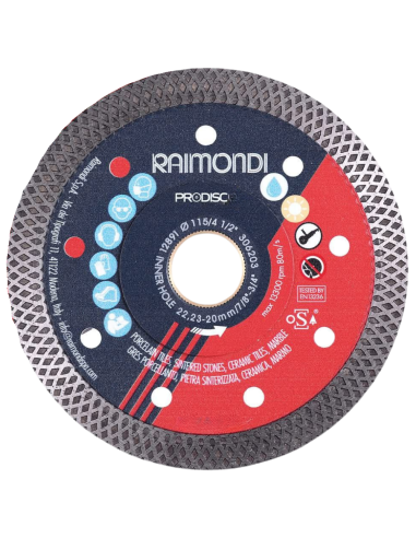 Disco Diamantato Turbo PRO-DISC Ø 125 mm F22.2-20 Per Smerigliatrice