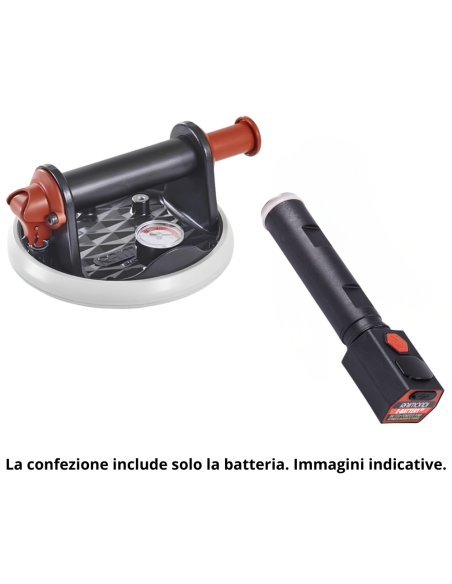 E-BATTERY Pompa Per Vuoto Batteria Ricambio Per Ventose