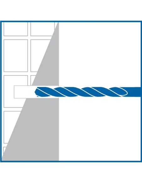 Tassello Universale 10x50 mm Nylon Con Vite tps 6x60 mm Pezzi 25