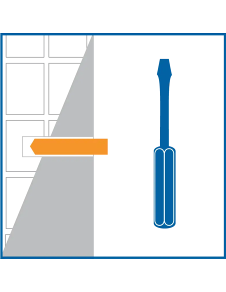 Tassello Universale 10x50 mm Nylon Con Vite tps 6x60 mm Pezzi 25