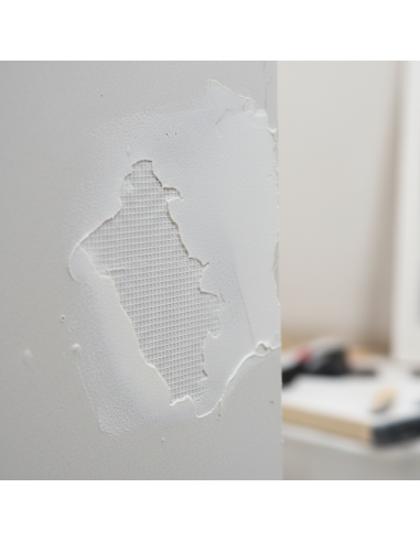 Nastro A Rete Coprigiunto Autoadesivo In Fibra Di Vetro Cartongesso 48mm x 90m