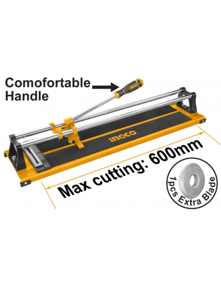 Tagliapiastrelle Manuale 600 mm Troncatrice Per Piastrelle 