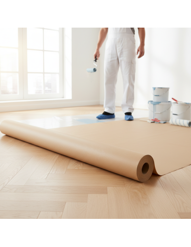Rotolo Di Carta Protettiva Per Imbiancatura E Ristrutturazioni 1 x 50 m