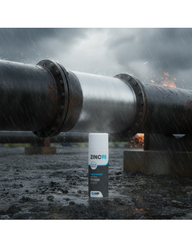 KIT 6 Pezzi Zinc 98 Spray Protettivo Antiossidante Zinco Chiaro 400 ml 