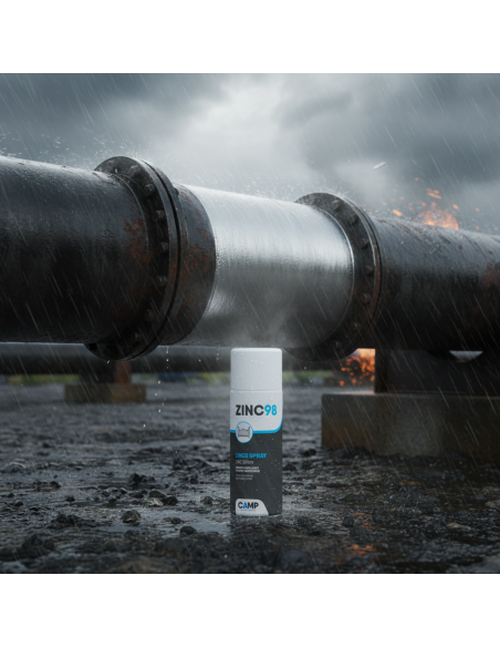KIT 6 Pezzi Zinc 98 Spray Protettivo Antiossidante Zinco Chiaro 400 ml 