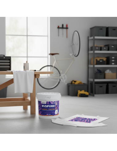 Kit Garage E Cantina Pittura Murale Traspirante 5 L E T-Shirt Cromika Waves