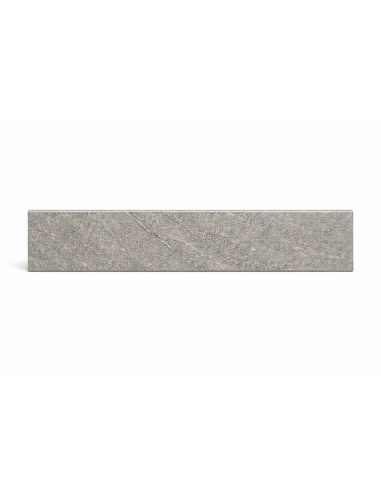 Battiscopa Gres Porcellanato 120x6 cm London Grey S.Agostino Rettificato Effetto Pietra R11 Opaco