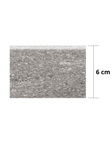 Battiscopa Gres Porcellanato 120x6 cm London Grey S.Agostino Rettificato Effetto Pietra R11 Opaco