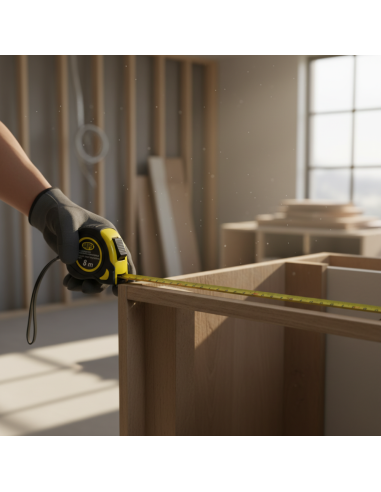 Flessometro Gommato Antiscivolo Professionale Akifix 8 Metri x 25 mm