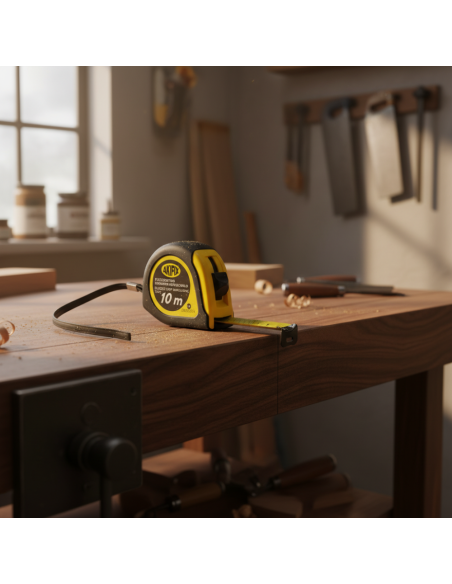 Flessometro Gommato Antiscivolo Professionale Akifix 10 Metri x 25 mm