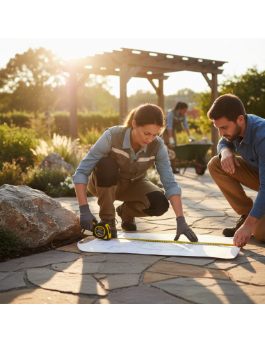 Flessometro Gommato Antiscivolo Professionale Akifix 10 Metri x 25 mm