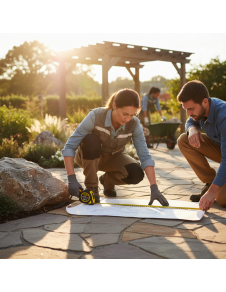 Flessometro Gommato Antiscivolo Professionale Akifix 10 Metri x 25 mm