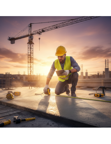 Flessometro Gommato Antiscivolo Professionale Akifix 10 Metri x 25 mm