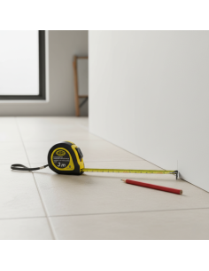 Flessometro Gommato Antiscivolo Professionale Akifix 3 Metri x 19 mm 2