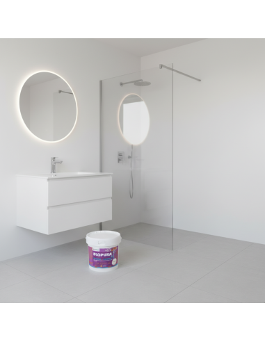 Kit Pittura Antimuffa Traspirante Interni Bagno Cucina 5 L E T-Shirt Soft Chaos