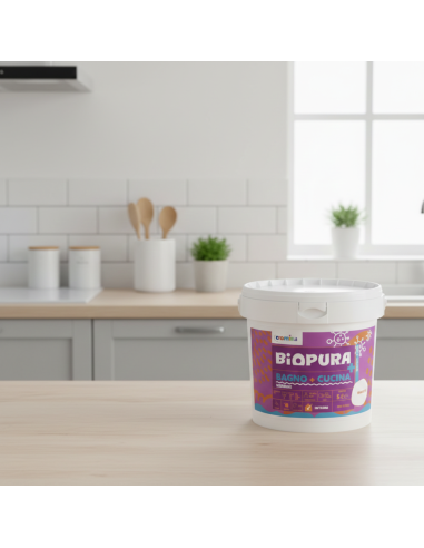 Kit Pittura Antimuffa Traspirante Interni Bagno Cucina 5 L E T-Shirt Soft Chaos