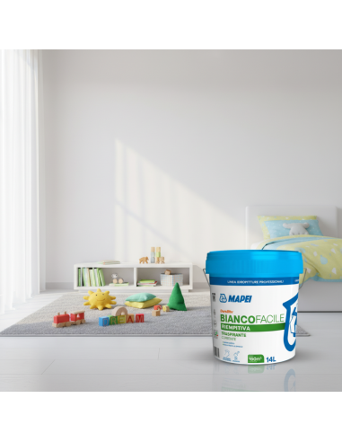 Dursilite Idropittura Traspirante Per Interni Bianco Facile Fustino 14 L