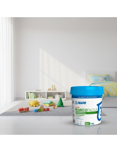 Dursilite Idropittura Traspirante Per Interni Bianco Facile Fustino 14 L