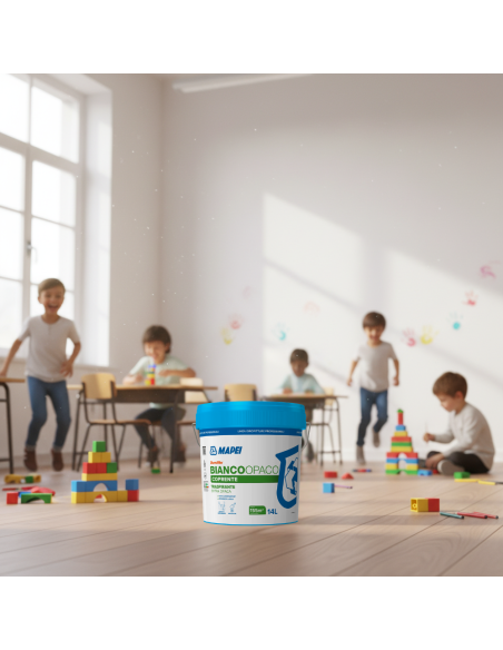 Dursilite Idropittura Traspirante Per Interni Bianco Opaco Fustino 14 L