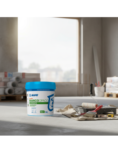 Dursilite Idropittura Traspirante Per Interni Bianco Opaco Fustino 14 L