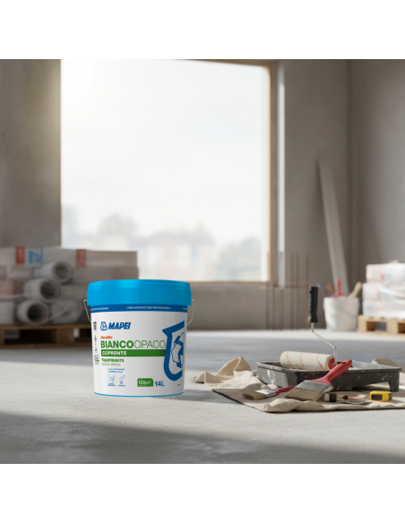 Dursilite Idropittura Traspirante Per Interni Bianco Opaco Fustino 14 L